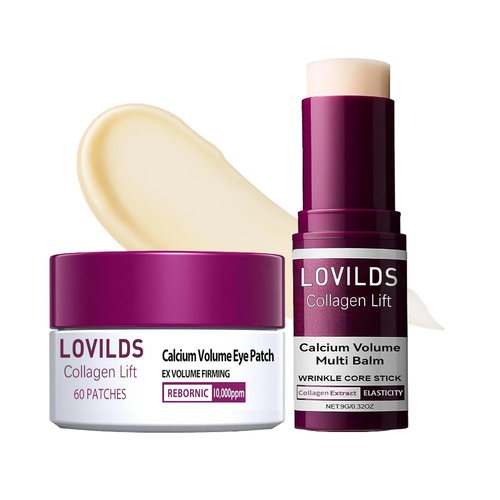 💗 LOVILDS Collagen Lift Eye Balm Stick + Eye Patch Set