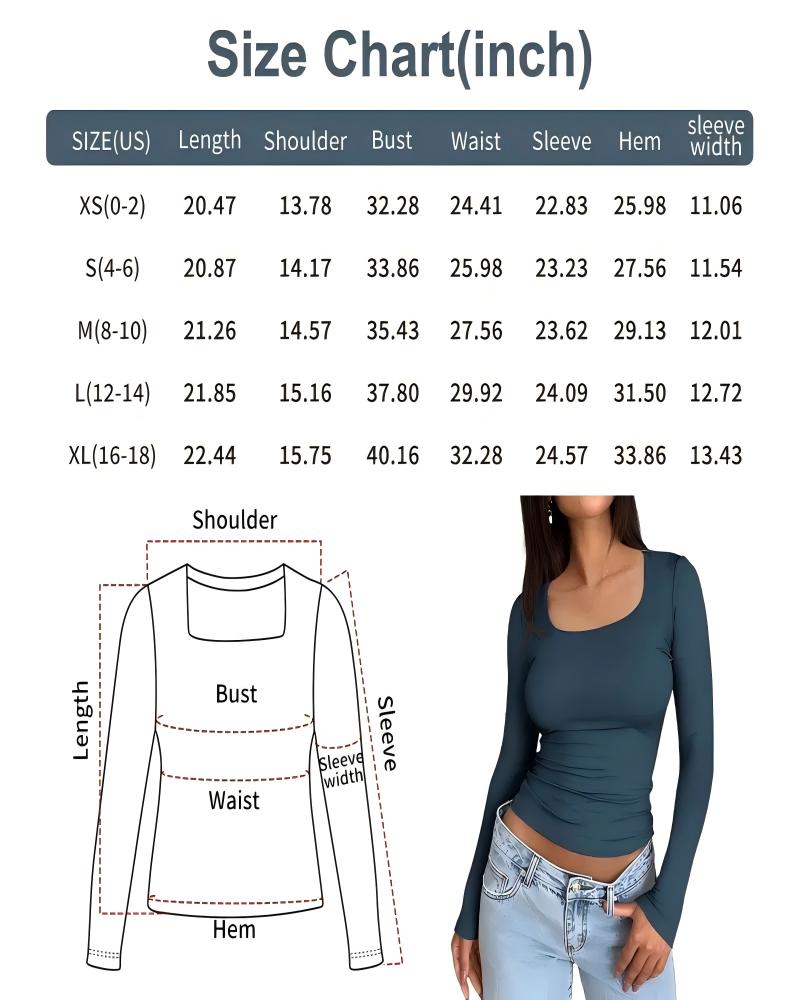 Slim-Fit Square-Neck Crop Top