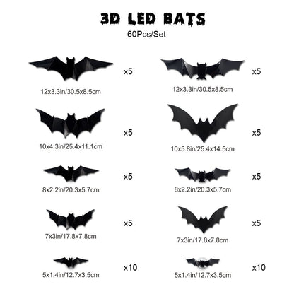 🎁3D Bat Design LED Decoration