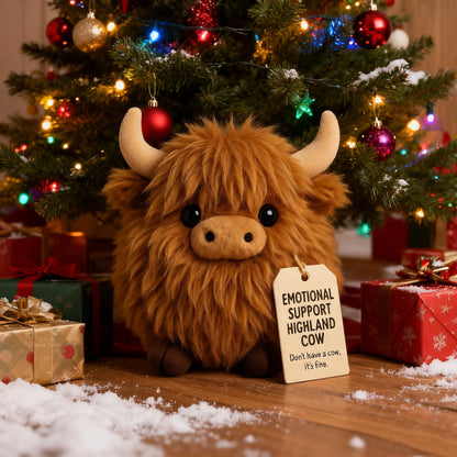 Emotional Support Highland Cow Plush