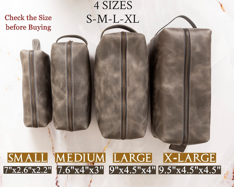 Personalized Baseball Player Gift, Leather Toiletry Bag Him, Baseball Lovers Gift, Shaving Kit Bag, 3rd Anniversary Gift, Gift for Husband