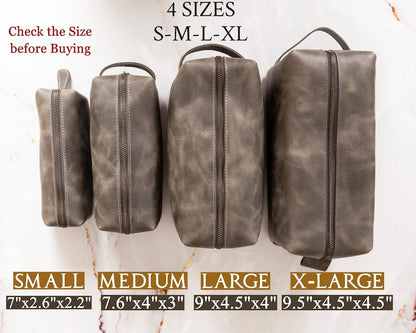 Personalized Baseball Player Gift, Leather Toiletry Bag Him, Baseball Lovers Gift, Shaving Kit Bag, 3rd Anniversary Gift, Gift for Husband