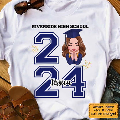 Personalized Graduation Girl Boy T-Shirt