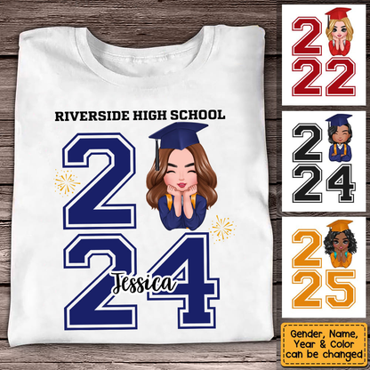 Personalized Graduation Girl Boy T-Shirt