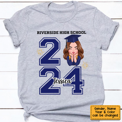 Personalized Graduation Girl Boy T-Shirt