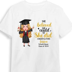 Personalized Graduation Girl 2024 T-Shirt