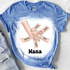 Hand In Hand, I Will Always Protect You - Gift For Mom, Grandma - Personalized 3D T-shirt
