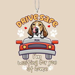 Cadeaux personnalisés pour les amoureux des chiens, ornement de voiture, conduite sûre