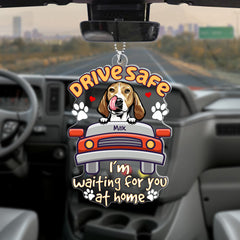 Personalized Gifts For Dog Lovers Car Ornament Drive Safe