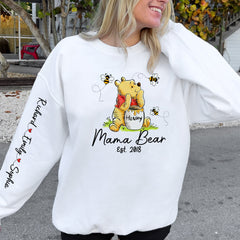 Personalized Gifts For Mom Sweatshirt Mama Bear
