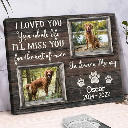 Personalized Pet Memorial Gifts, Dog Remembrance Gift, Dog Loss Gift, Pet Memorial Posters