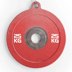 Bumper Plate - Personalized Aluminum Keychain - Fitness Gym Weightlifting Gift For Gymer, Weightlifters, PTs
