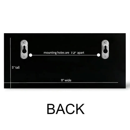 When It Began With Map - Personalized Wooden Key Holder Hanger - Best Gifts for Her Him Dad Mom Family