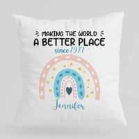 Making The World A Better Place - Personalized Birthday Gifts Idea For Her