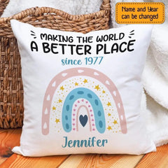 Making The World A Better Place - Personalized Birthday Gifts Idea For Her