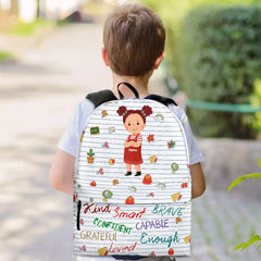 Kind Capable Smart Loved - Sac à dos personnalisé