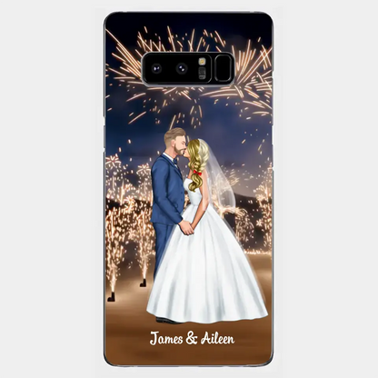 Personalized Phone Cace for Couples, Wedding Gifts,Fireworks