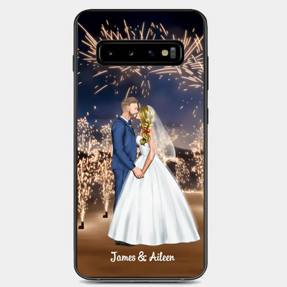 Personalized Phone Cace for Couples, Wedding Gifts,Fireworks