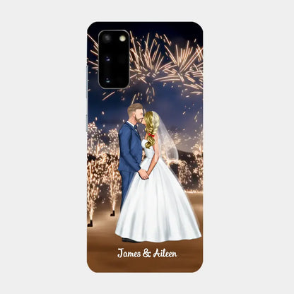 Personalized Phone Cace for Couples, Wedding Gifts,Fireworks