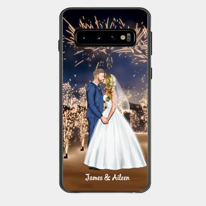 Personalized Phone Cace for Couples, Wedding Gifts,Fireworks