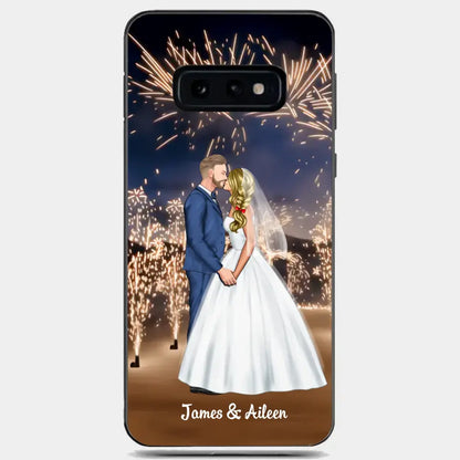 Personalized Phone Cace for Couples, Wedding Gifts,Fireworks