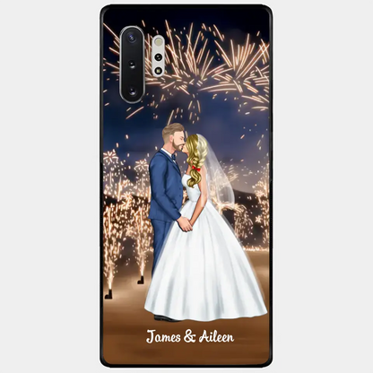 Personalized Phone Cace for Couples, Wedding Gifts,Fireworks