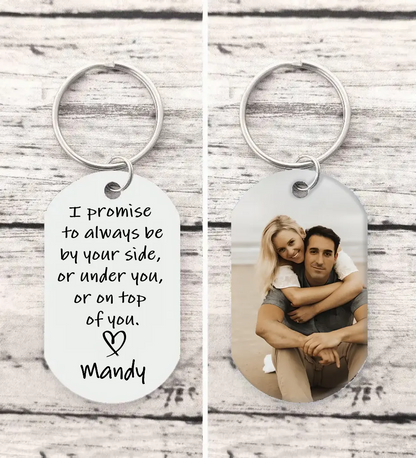Custom Picture Keychain, Personalized Keychain For Boyfriend, Anniversary Gift For Her, Cute Birthday Gift For Him